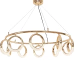 ثريا مودرن بتصميم مميز، مقاس 95× 25×21 سم، ذهبي