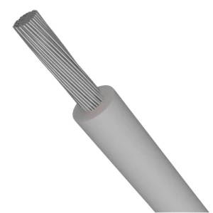 سلك نحاس مفرد مجدول 1 AWG 1C مطلي قصدير 1000 فولت عزل PVC +105°C رمادي 500 قدم | شركة كابلات الشرقية للصناعة