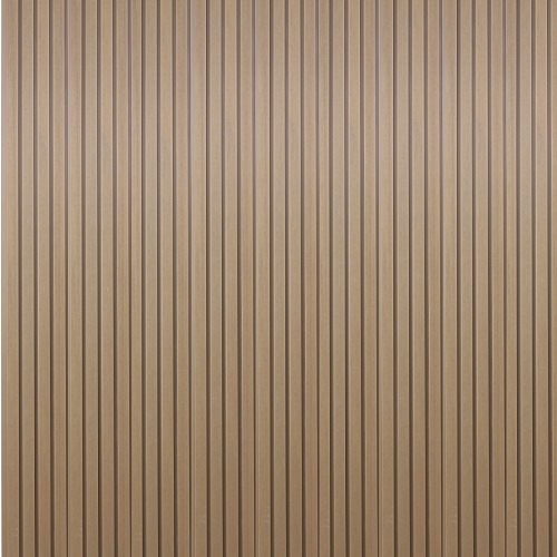 لوح ديكور بديل خشب خارجي للجدران، ابعاد 290×15 سم، بني داكن | GWPC11000