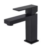 Black Square Tredex Sink Mixer With Pressure Harab
