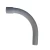 UPVC Bend Long Elbow 90°, Grey Color, Size 225 mm | Saudi Industries for Pipes Company