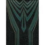 ورق حائط ايطالي لون اسود تصميم منقوش ، مقاس 10 م×0.70 م، موديل rc16001