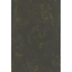 Patterned wall paper, length 10 m, width 0.70 m, dark green color, model 13023