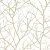 Modern wall decoration, white with gold color, length 10 m, width 0.53 m