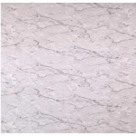Marble alternative for laundromats, 300 x 122 cm, rectangular shape, glossy, light gray with dark gray veins