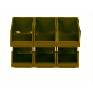 Plastic Storage Bin 15.50x12x8 cm, 5kg Capacity, Golden Brown | AL-FURIDI FACTORY FOR PLASTIC INDUSTRIES