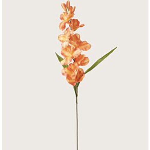 Artificial Gladiolus Flower Size 70x12 cm, Dark Beige Color | 