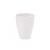 Cylinder ceramic plant pot length 17 cm width 14 cm white color