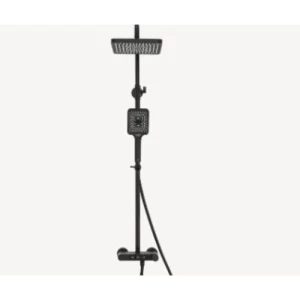 Shower Column Brass 12×16×25 cm Matte Black | Abyat Company