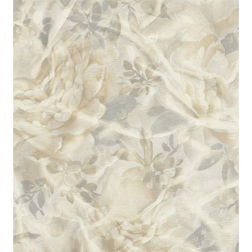 Italian Wallpaper Beige with Gray, 10 m Length, 1.06 m Width | Balbaid Decor Company