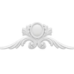 PU Foam Ceiling Decorations, White Color, Length 55.5 cm, Height 18.8 cm | Zakharef Company