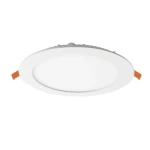 LED Round Plate Spot 7W, 4-Inch Size, IP20 Waterproof, White Aluminum Body, 120° Beam Angle, 3000K Color Temperature
