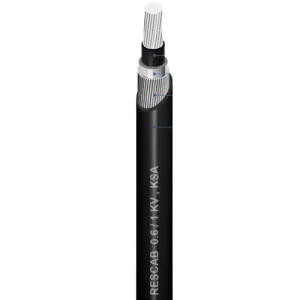 Single Core Aluminium Cable 630mm² 0.6/1kV, AWA Armored, XLPE Insulation, Black, 500m | RESCAB