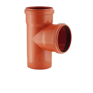 Tee UPVC Chanal Size 110 mm Orange Color | Chanal Company for investments