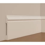 Skirting, 100 cm Width, 12 Height, Color White , Model C108