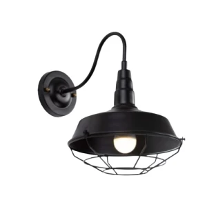Modern Wall Lamp 34 cm Length 25 cm Width, Black Color | 