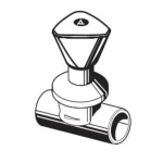 محبس ppr مغلف كروم ضغط 25 بار، مقاس 20 مم، اخضر | شركه المني