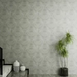 ورق حائط تصميم كلاسيك طول 10 م، عرض 50 سم، لون بني فاتح