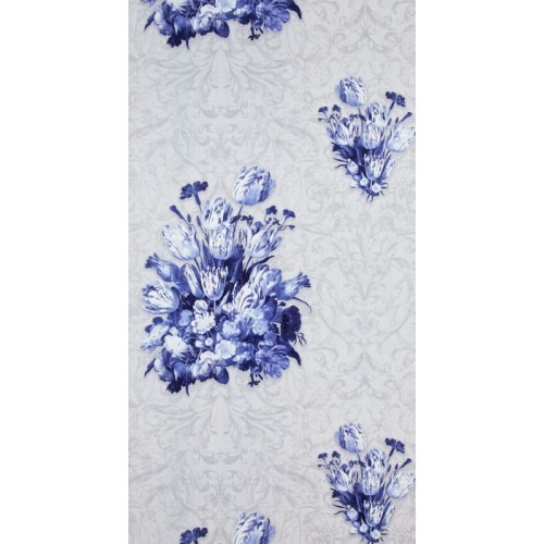 Floral Wallpaper Gray Color 10m x 0.53m Model 17805 | Balbaid Decor Company