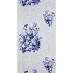 Floral wallpaper, gray color, length 10 m, width 0.53 m, model 17805  