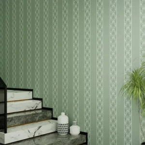ورق حائط تصميم مقلم طول 10 م عرض 50 سم لون اخضر فاتح | GCT-2055