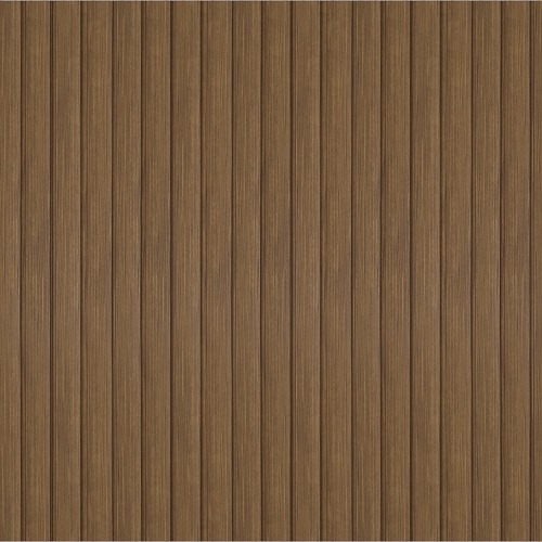 Synthetic Wood Alternative Size 290x12 cm, Light Brown Color for Wall Decorations | WDGLXI003