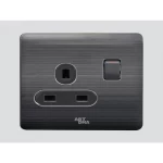 فيش ثلاثي، ماركة آرت دي إن أيه، مقاس 7×7 سم، 13 أمبير، لون أسود