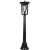  Outdoor Lighting Pole for External Spaces, Size 108x21 cm, Black Color