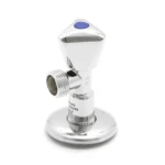 محبس زاوية ليون، مقاس 1/2 بوصه، لون كروم 