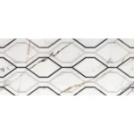 Spanish porcelain floor tiles, size 63 x 147.5 cm, golden white decorative color