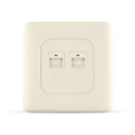 فيش يو اس بي مزدوج 4.2 امبير، لون بيج، 7×7 سم | سبكترا