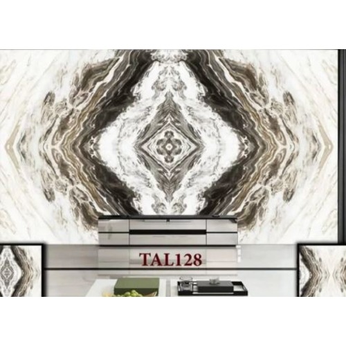 Marble Alternative Rectangle 290x244 cm Beige with Brown Veins | Luxury line