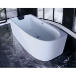 Luxury Infinity Bathtub, White, Size 170×80 cm
