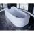 Luxury Infinity Bathtub, White, Size 170×80 cm
