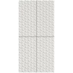 بلاط حوائط، الطول 60 سم، العرض 30 سم، اللون أبيض، الموديل بلاط سيراميك دبلن