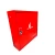 Flame Cabinet Red Color Size 80 cm × 80 cm × 23 cm | Tops fireman - Image 2