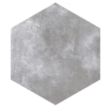 Visconti Hexagonal Ceramic, Gray , Dimensions 58.5 × 67.5 cm, 14 mm Thickness