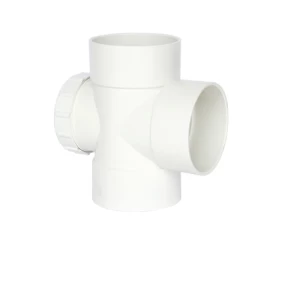 ACCESS TEE PVC 90° Schedule 40 Size 110mm Height 213mm White | Chanal Company for investments