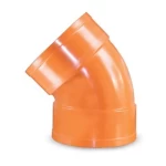 UPVC Elbow 45° Size   1 inch  Orange  Color  | Almona Company