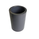 PVC Male Coupling with Register, Size 3 inch Schedule 80 Dark Gray Color | United Gulf Factory 