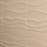 ألواح حائط 3D، حجم 50×50 سم، لون أبيض، موديل ساندز