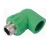 PPR Elbow 90 Degree With Male Thread Brand Modern Technology  Size  32 mm × 1  inch Outside Diameter 42 mm Color  Green