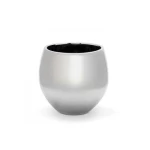 Gray ceramic plant pot size 23x20 cm