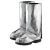 Aluminum Heat Protection Boot from Jutec with a steel strap, Size 44, Height 60/30
