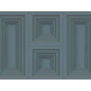 Italian Wall Decor 10m x 1.06m Dark Gray Blue, Model Z46023 | Balbaid Decor Company