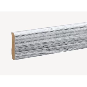 Wooden Skirting 260x1.6x8 cm Grey Color, Model 190347 | Abyat Company