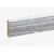  Wooden Skirting, Size 260x1.6x8 cm, grey color, Model 190347