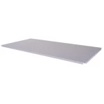 Plain aluminum ceiling tiles 600 x 600 mm, thickness 0.6 mm, clip-in system