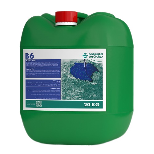 Water Based Bonding Agent B6 Bond 770 20 kg Liquid for Cementitious Mixtures | Polywed construction chemicals