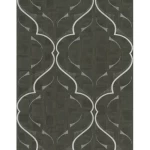 ورق جداري ايطالي لون رمادي داكن، طول 10 م، عرض 0.53 م، موديل 57027